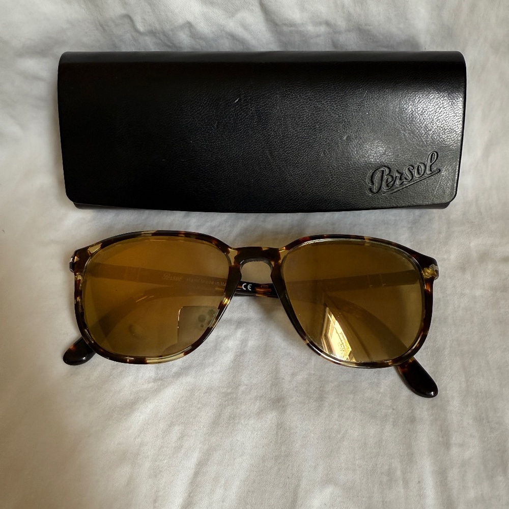 Persol Mirrored Acetate Sunglasses